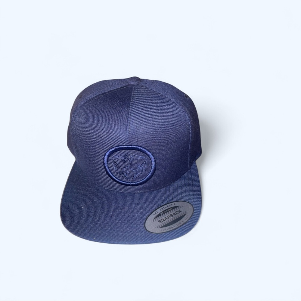 Kamon Tonal Snapback - Navy